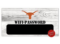 Texas Longhorns Wifi Password 6x12 Sign