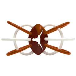 Texas Longhorns Winkle Teether Rattle