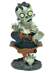 Texas Longhorns Zombie Figurine - On Logo w/Football CO