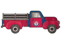 Texas Rangers 15in Truck cutout