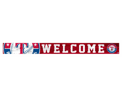 Texas Rangers 16in. Welcome Strip