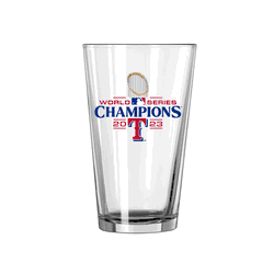 Texas Rangers 16oz 2023 World Series Champions Pint Glass