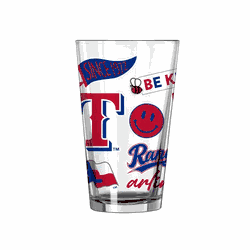 Texas Rangers 16oz Native Pint Glass