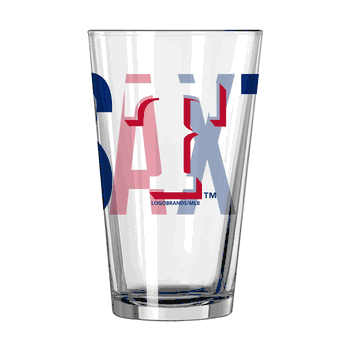 Texas Rangers 16oz Overtime Pint Glass