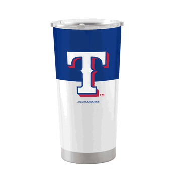 Texas Rangers 20oz Colorblock Stainless Tumbler