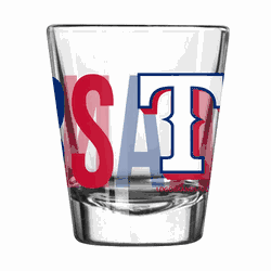 Texas Rangers 2oz Overtime Shot Glass