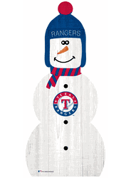 Texas Rangers 31" Snowman Leaner