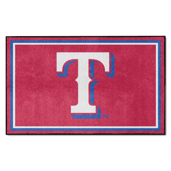 Texas Rangers 4ft. x 6ft. Plush Area Rug
