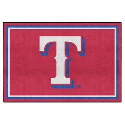Texas Rangers 5ft. x 8 ft. Plush Area Rug