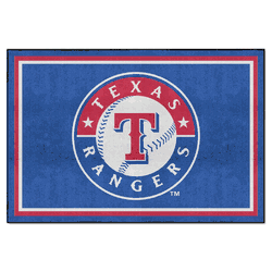 Texas Rangers 5ft. x 8 ft. Plush Area Rug