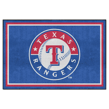 Texas Rangers 5ft. x 8 ft. Plush Area Rug