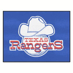 Texas Rangers All-Star Rug - 34 in. x 42.5 in. - Retro Collection
