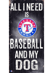 Texas Rangers Baseball and My Dog Sign