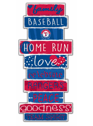 Texas Rangers Celebrations Stack 24" Sign