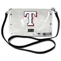 Texas Rangers Clear Envelope Purse STRAP