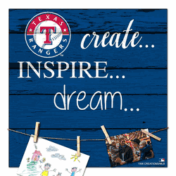 Texas Rangers Create, Inspire, Dream Sign