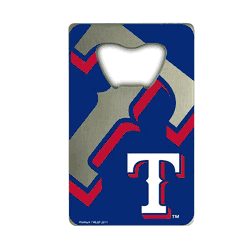 Texas Rangers Credit Card Style Bottle Opener - 2 x 3.25