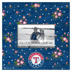 Texas Rangers Floral 10x10 Frame