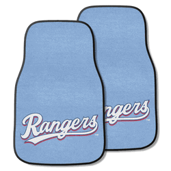Texas Rangers Front Carpet Car Mat Set - 2 Pieces