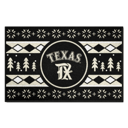Texas Rangers Happy Holidays Starter Mat Accent Rug - 19in. x 30in.