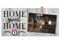 Texas Rangers Home Sweet Home Clothespin 6x12