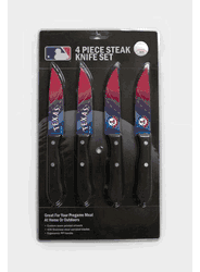 Texas Rangers Knife Set - Steak - 4 Pack