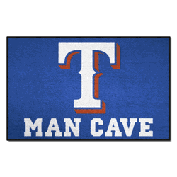 Texas Rangers Man Cave Starter Mat Accent Rug - 19in. x 30in.