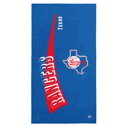 Texas Rangers MLB CC Throwback Beach Towel