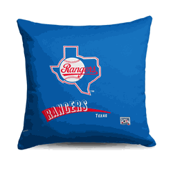 Texas Rangers MLB CC Throwback Throw Pillow