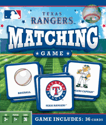 Texas Rangers MLB Matching Game