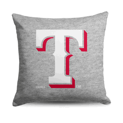 Texas Rangers MLB Primary Sweatshirt PIllow 16 Inches