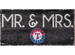 Texas Rangers Mr. & Mrs. Sign