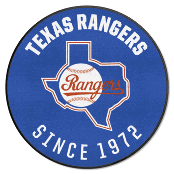 Texas Rangers Roundel Rug - 27in. Diameter
