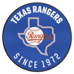 Texas Rangers Roundel Rug - 27in. Diameter