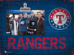 Texas Rangers Team Clip Frame 10in. x 8in.