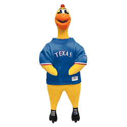 Texas Rangers Team Rubber Chicken Toy