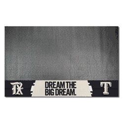 Texas Rangers Vinyl Grill Mat - 26in. x 42in.