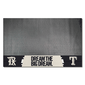 Texas Rangers Vinyl Grill Mat - 26in. x 42in.