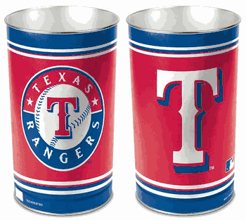 Texas Rangers Wastebasket 15 Inch