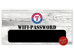 Texas Rangers Wifi Password 6x12 Sign