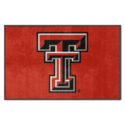 Texas Tech 4X6 High-Traffic Mat with Durable Rubber Backing - Landscape Orientation