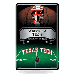 Texas Tech Red Raiders  11" x 17" Home Decor Sign
