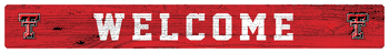 Texas Tech Red Raiders 16in. Welcome Strip