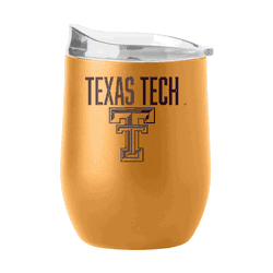 Texas Tech Red Raiders 16oz Huddle Powder Coat Curved Bev