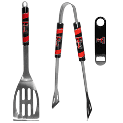 Texas Tech Red Raiders 2 pc BBQ Set and Bottle Opener