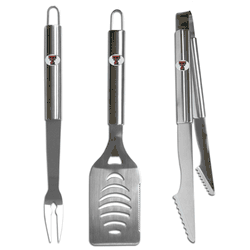 Texas Tech Red Raiders 3 pc Stainless Steel BBQ Set