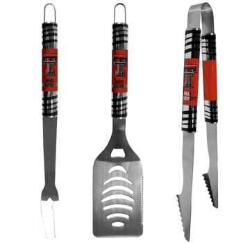 Texas Tech Red Raiders 3 pc Tailgater BBQ Set