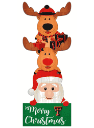 Texas Tech Red Raiders 31" Santa Stack Leaner