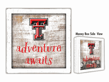 Texas Tech Red Raiders Adventure Awaits Money Box
