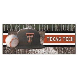 Texas Tech Red Raiders Baseball Runner Rug - 30in. x 72in.